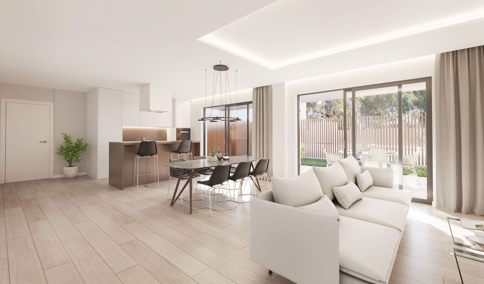 Penthouse de luxe à Jávea avec terrasse et piscine privée