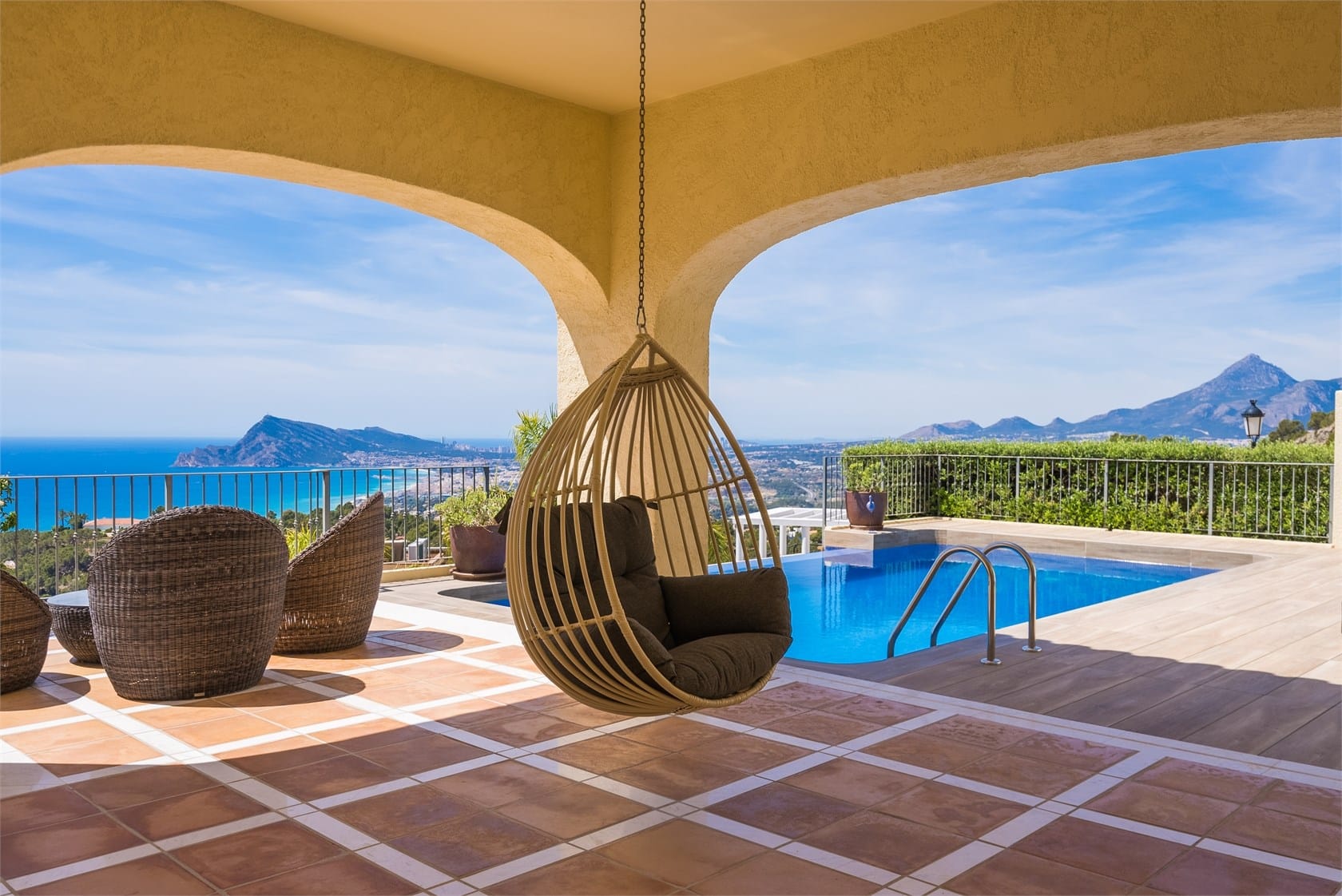 Luksusowa willa z widokiem na morze w Altea Hills