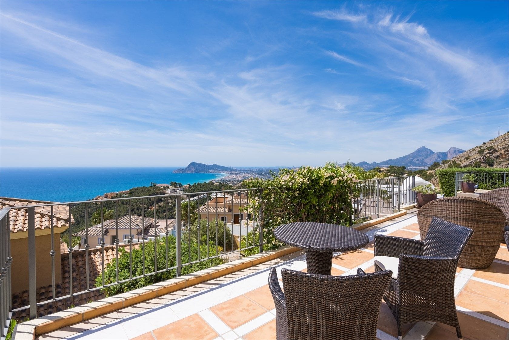 Luksusowa willa z widokiem na morze w Altea Hills