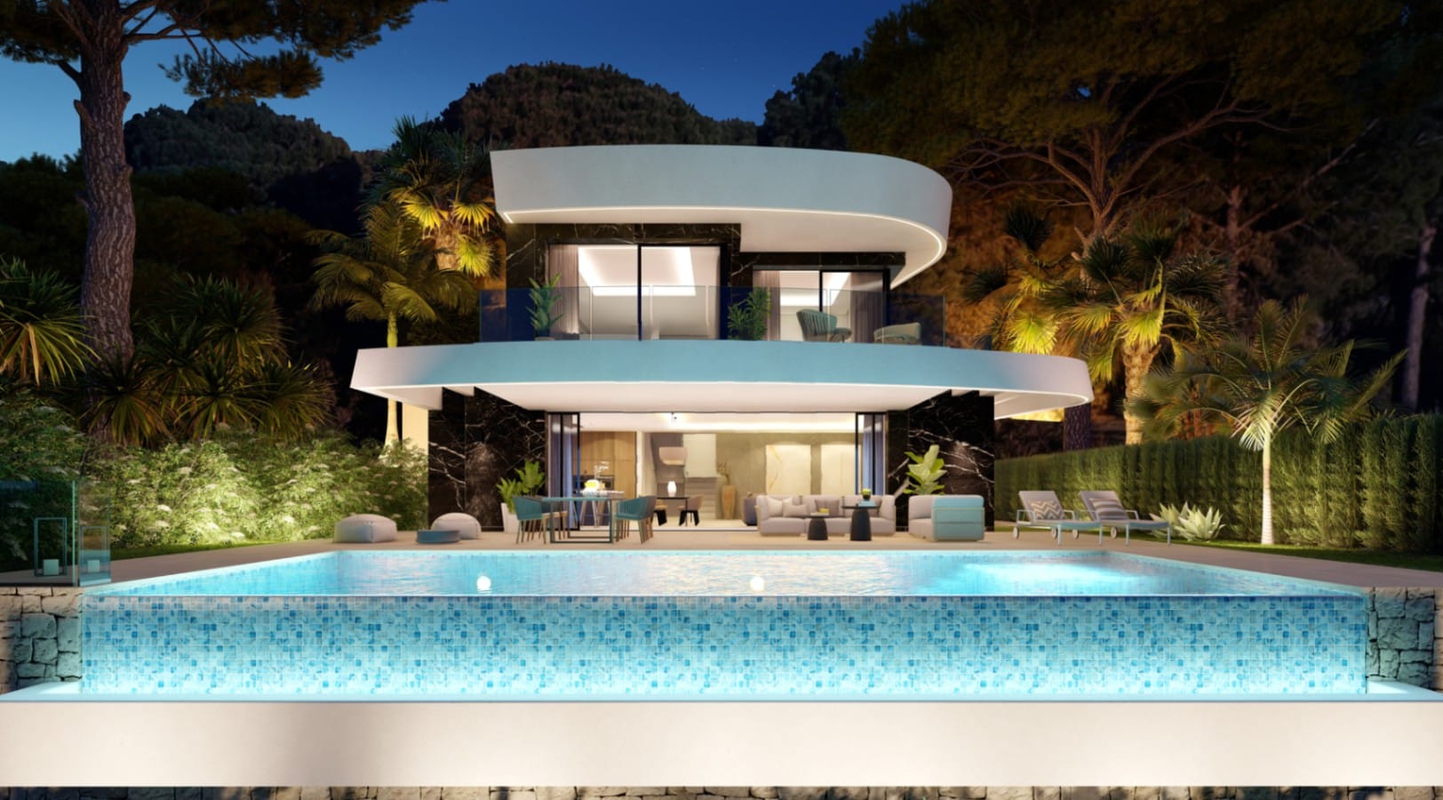 Luxe villa met 5 slaapkamers en uitzicht op zee