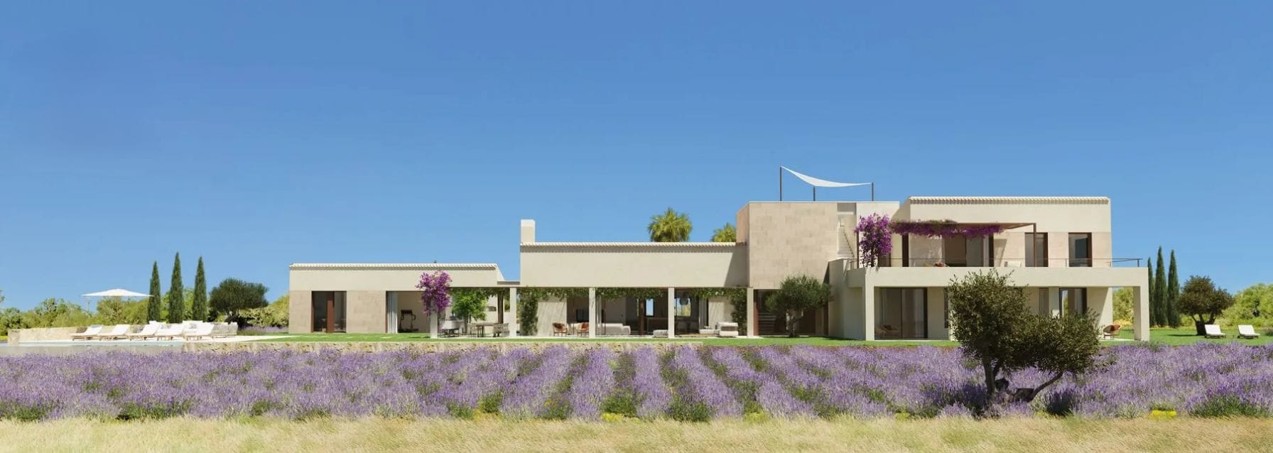 Luxe finca met 4 slaapkamers en infinity zwembad, Ses Salines - Mallorca