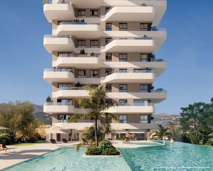 Apartament z 2 sypialniami w Calpe