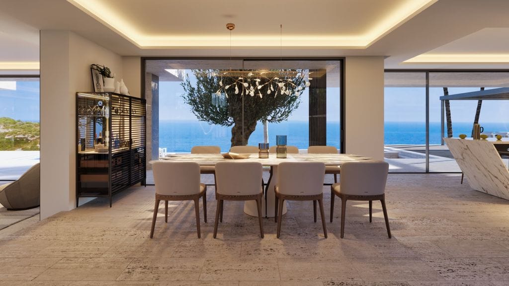 PRACHTIGE LUXE VILLA IN AANBOUW AAN DE KUST IN CABO LA NAO