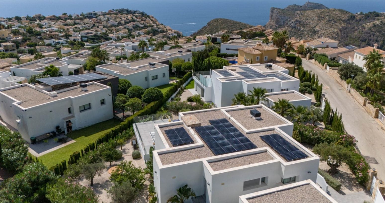 Villa moderne de 3 chambres avec vue sur la mer à Moraira