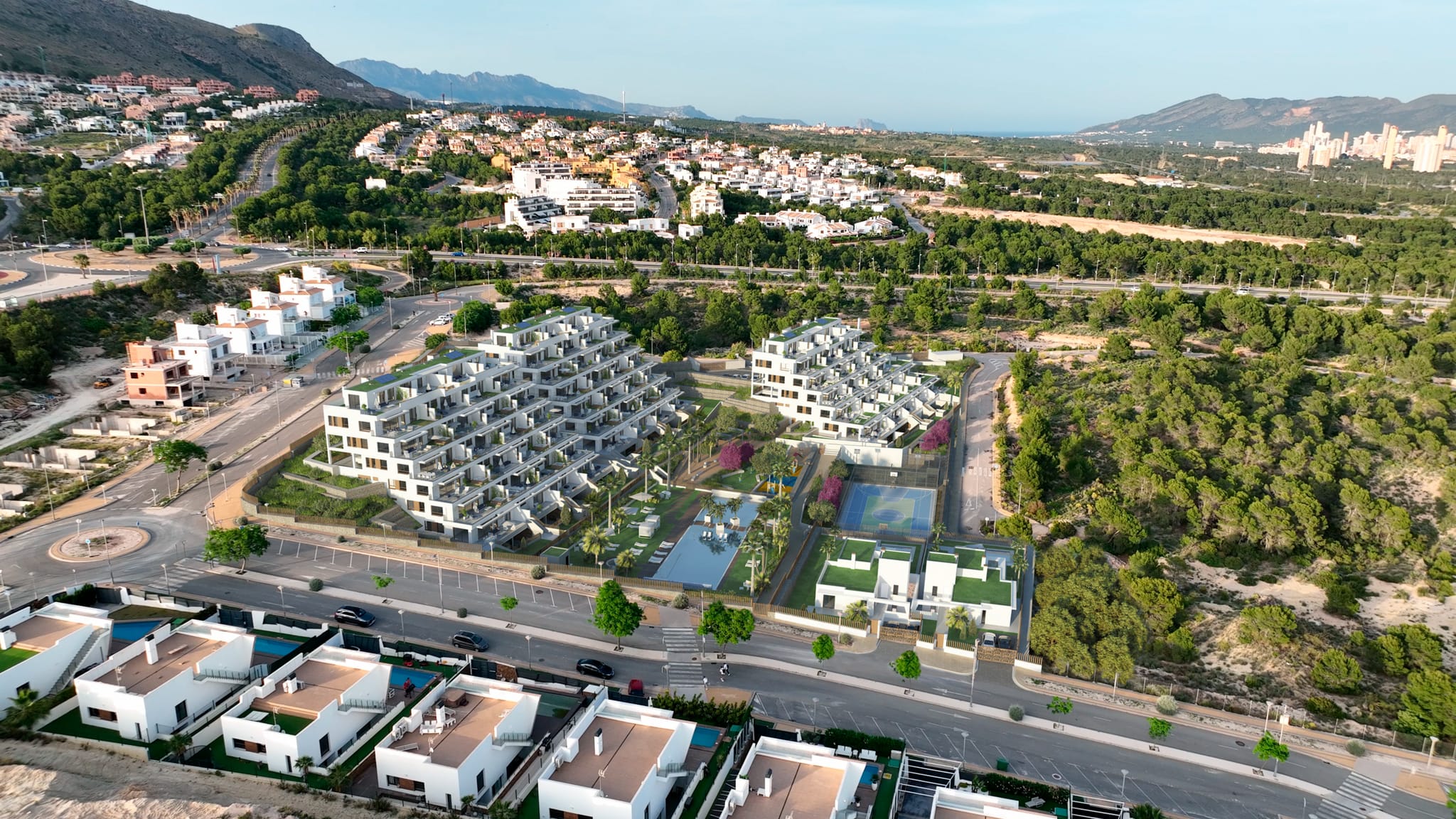Apartamento con vistas al mar y Benidorm en venta