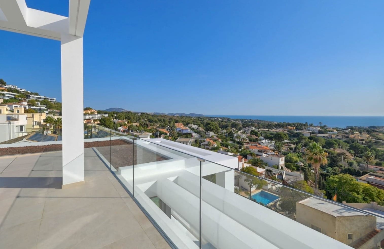 Chalet Nueva construcción vistas al mar en Calpe
