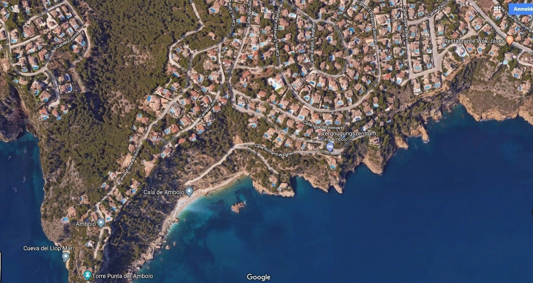 Parcela exclusiva con vistas abiertas al Mediterráneo en Cabo La Nao – Jávea