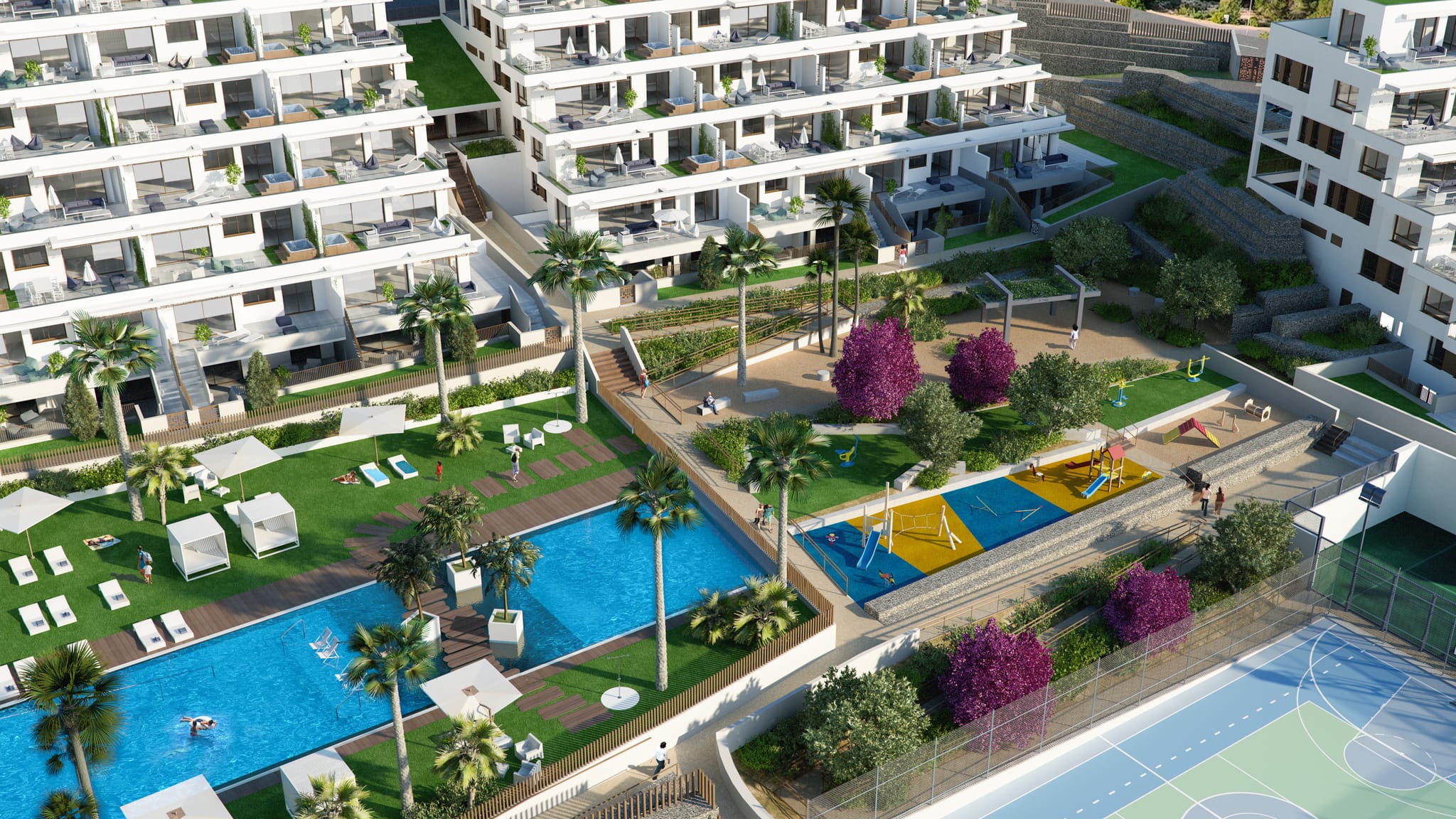 Apartamento con vistas al mar y Benidorm en venta