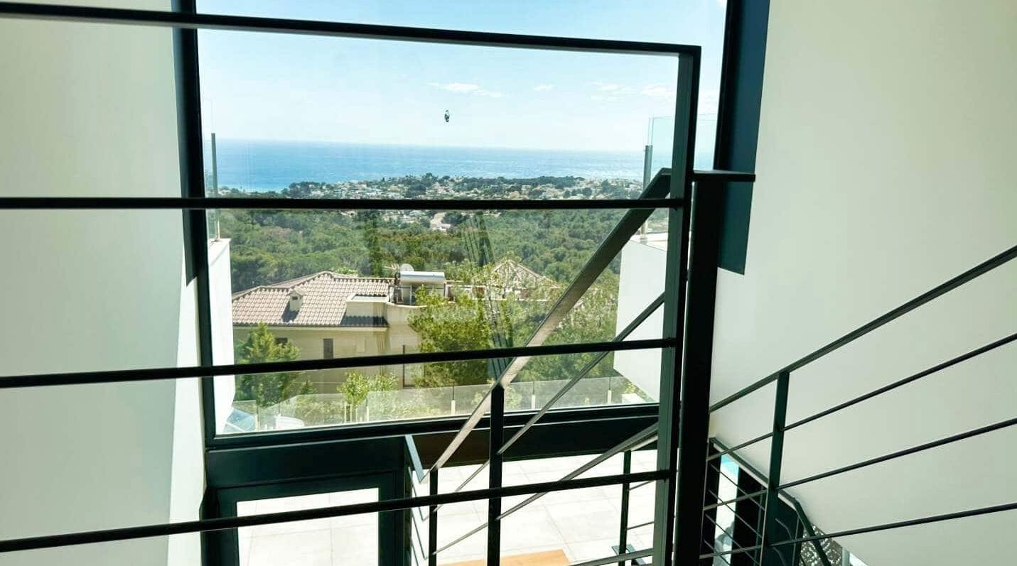 Exclusieve Luxe Villa met Panoramisch Uitzicht op Zee in Benissa