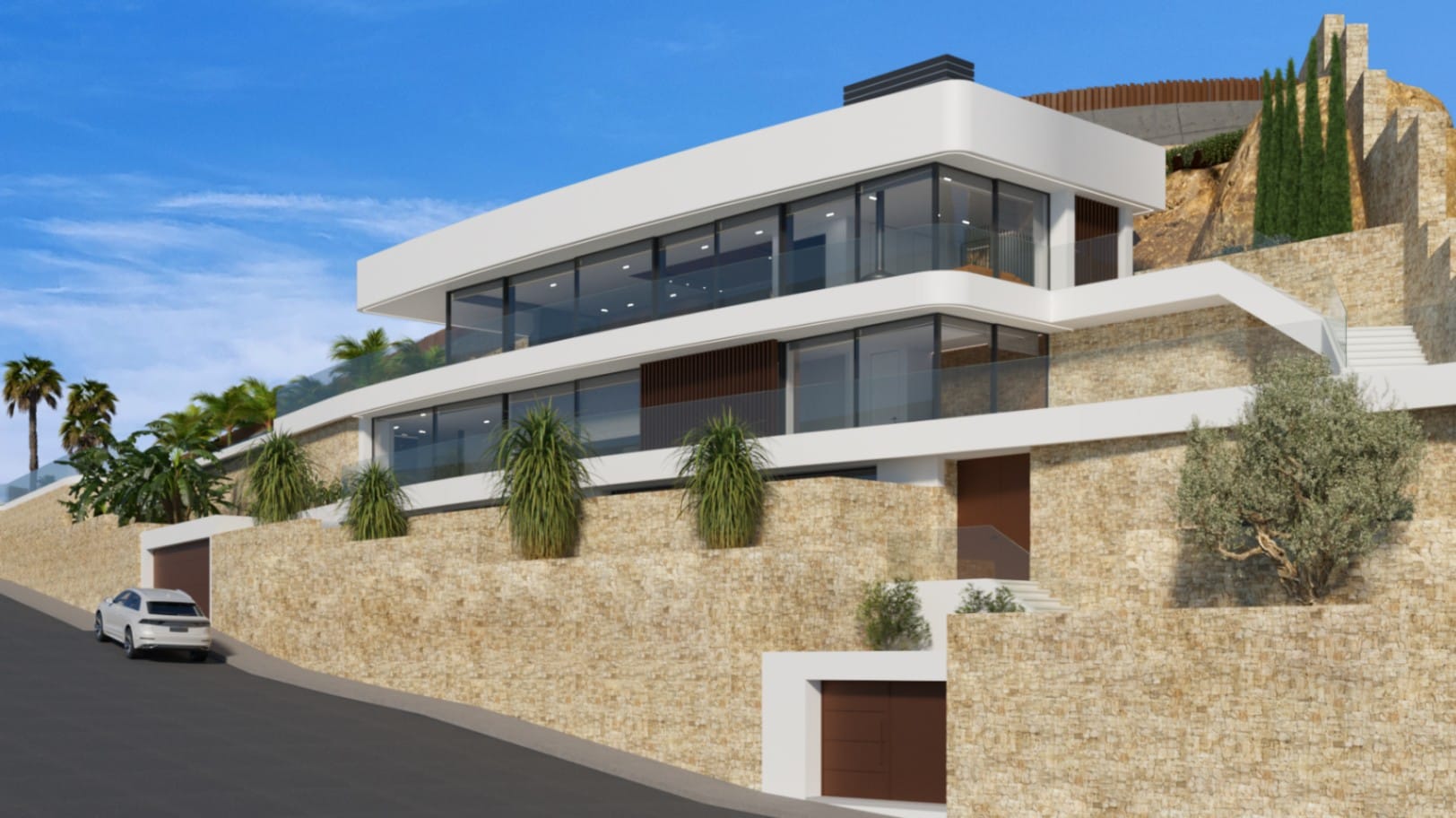 Exclusieve luxe villa in Benissa met panoramisch zeezicht
