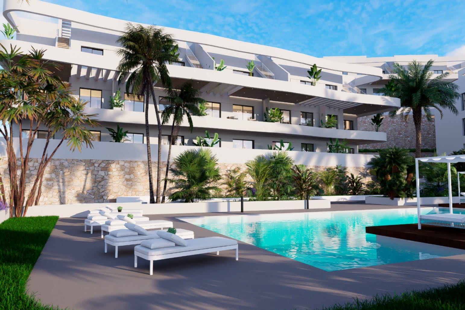 Apartamento en la planta baja de 2 dormitorios en Finestrat