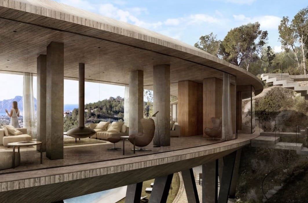 LUXE VILLA MET UNIEK ONTWERP IN BENISSA