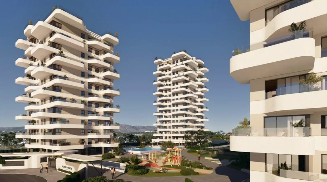 Apartament z 2 sypialniami w Calpe