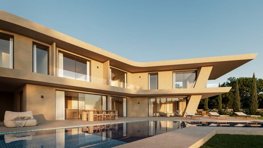 Villa de Estilo Orgánico con Vistas Abiertas al Mar en Jávea