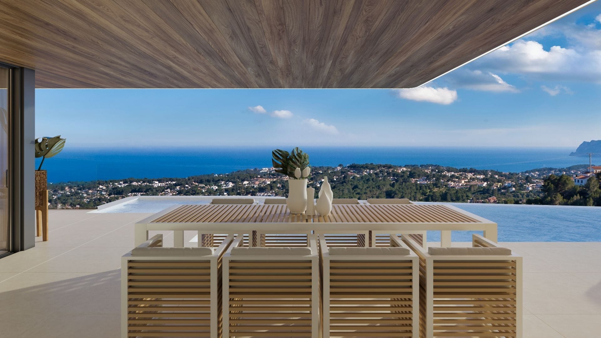 VILLA DE LUXE AVEC VUE SUR LA MER À VENDRE À MORAIRA