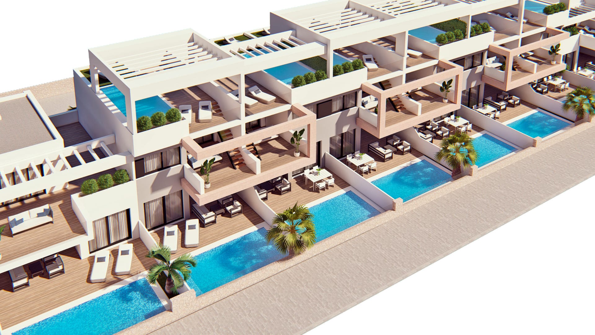 Nowa kamienica w Finestrat koło Benidorm.