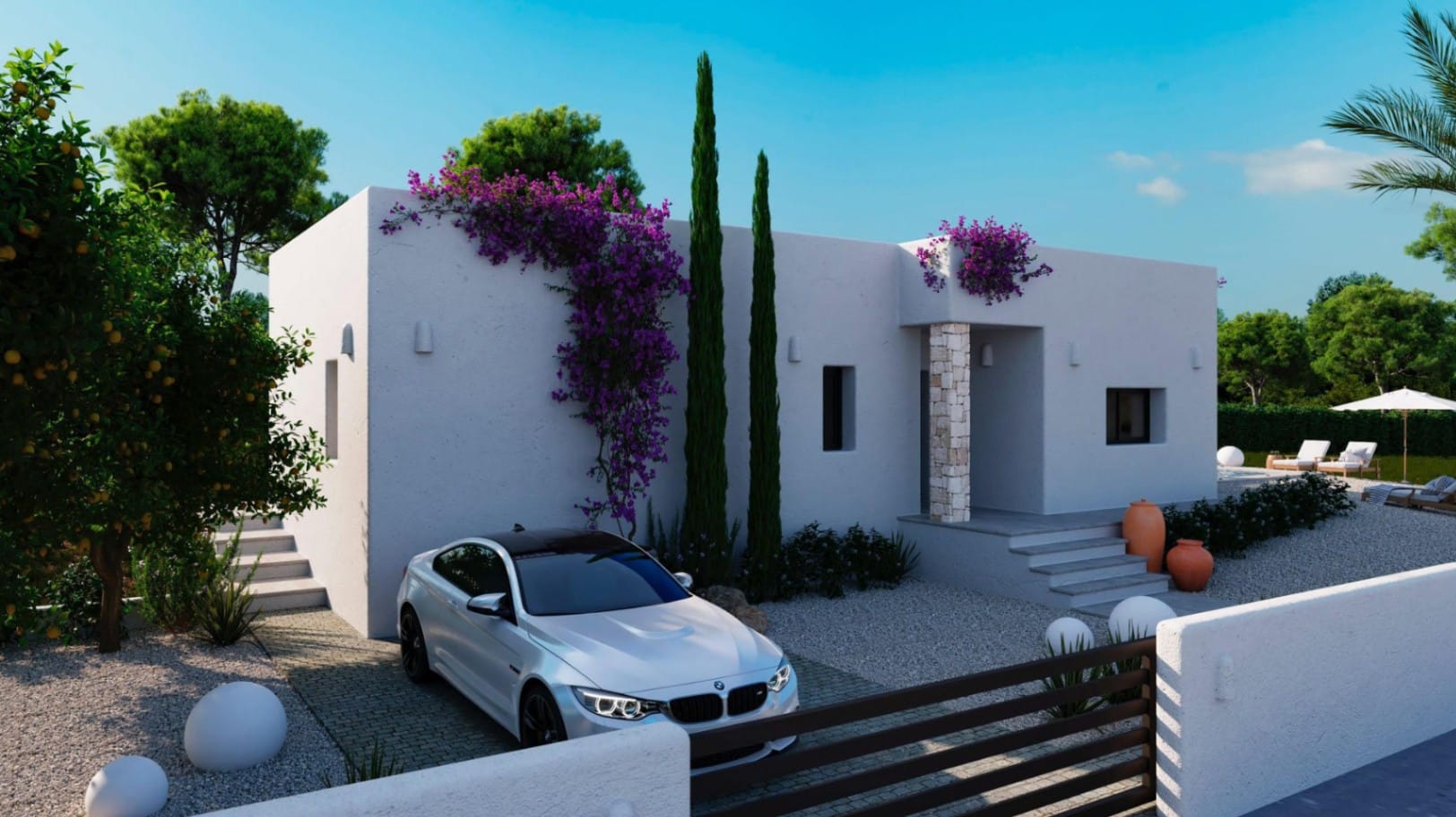 Villa in Denia in Ibiza-stijl