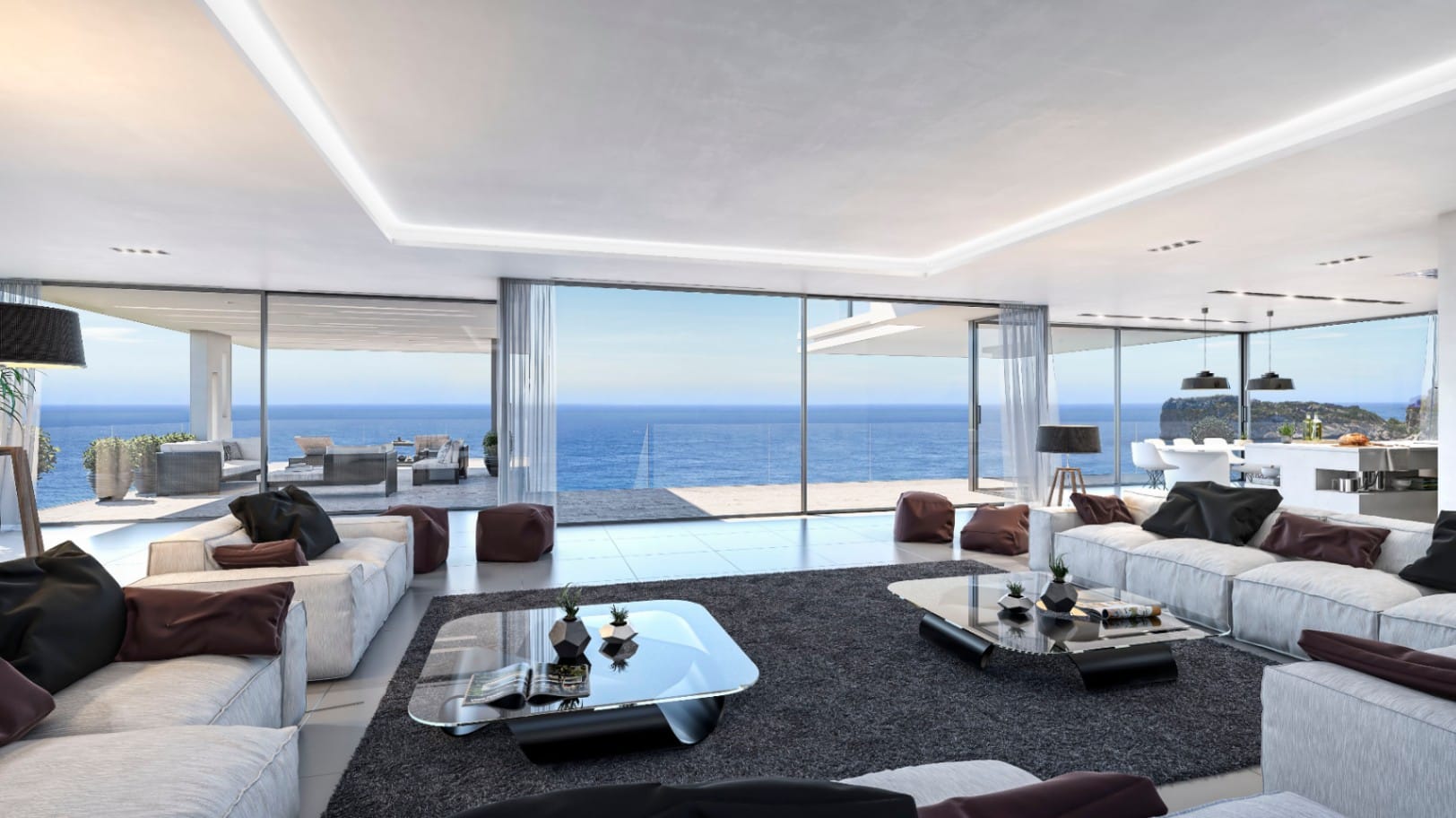 Villa de lujo en primera línea de mar con piscina infinity y vistas panorámicas en Jávea