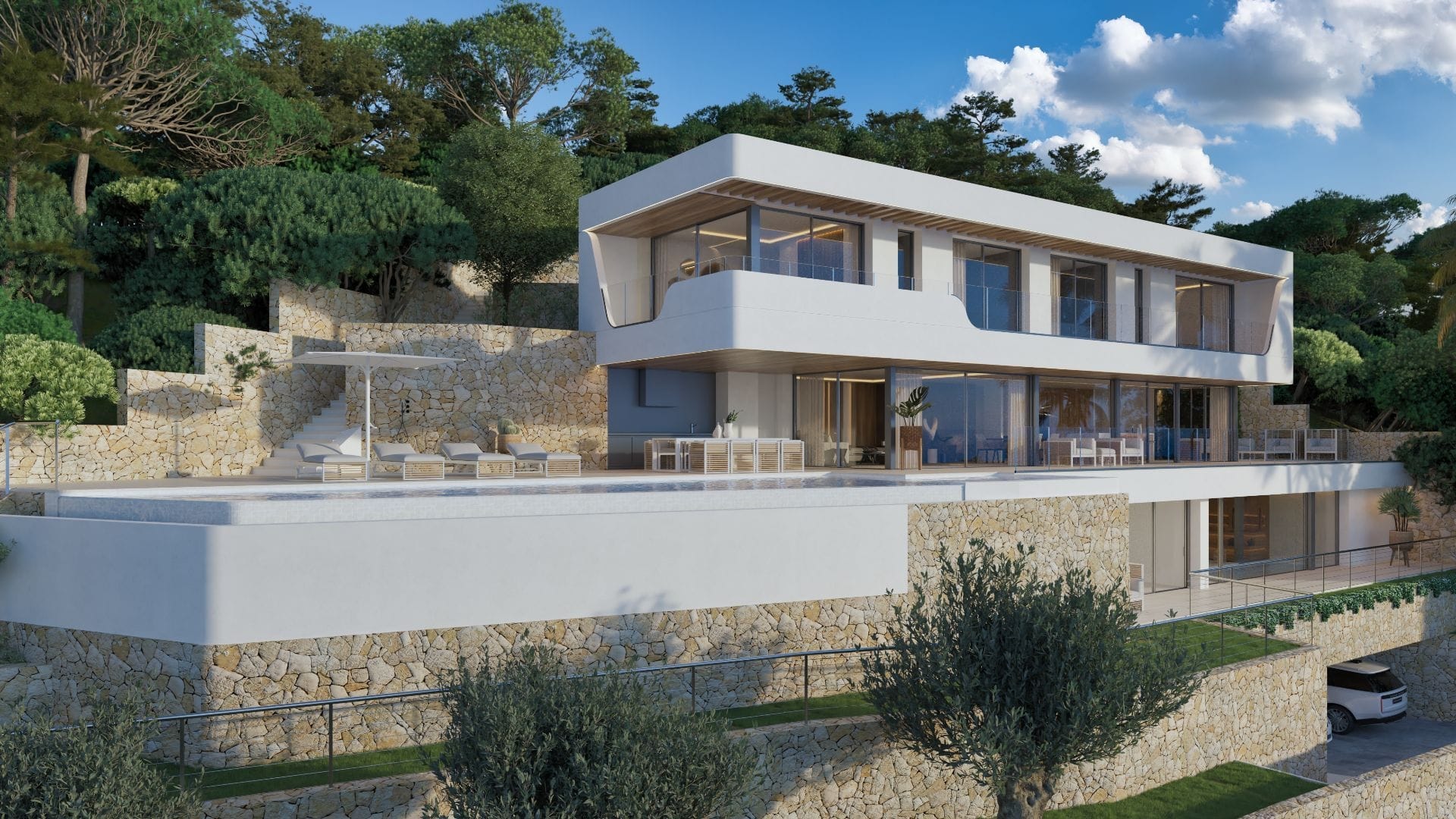 VILLA DE LUXE AVEC VUE SUR LA MER À VENDRE À MORAIRA