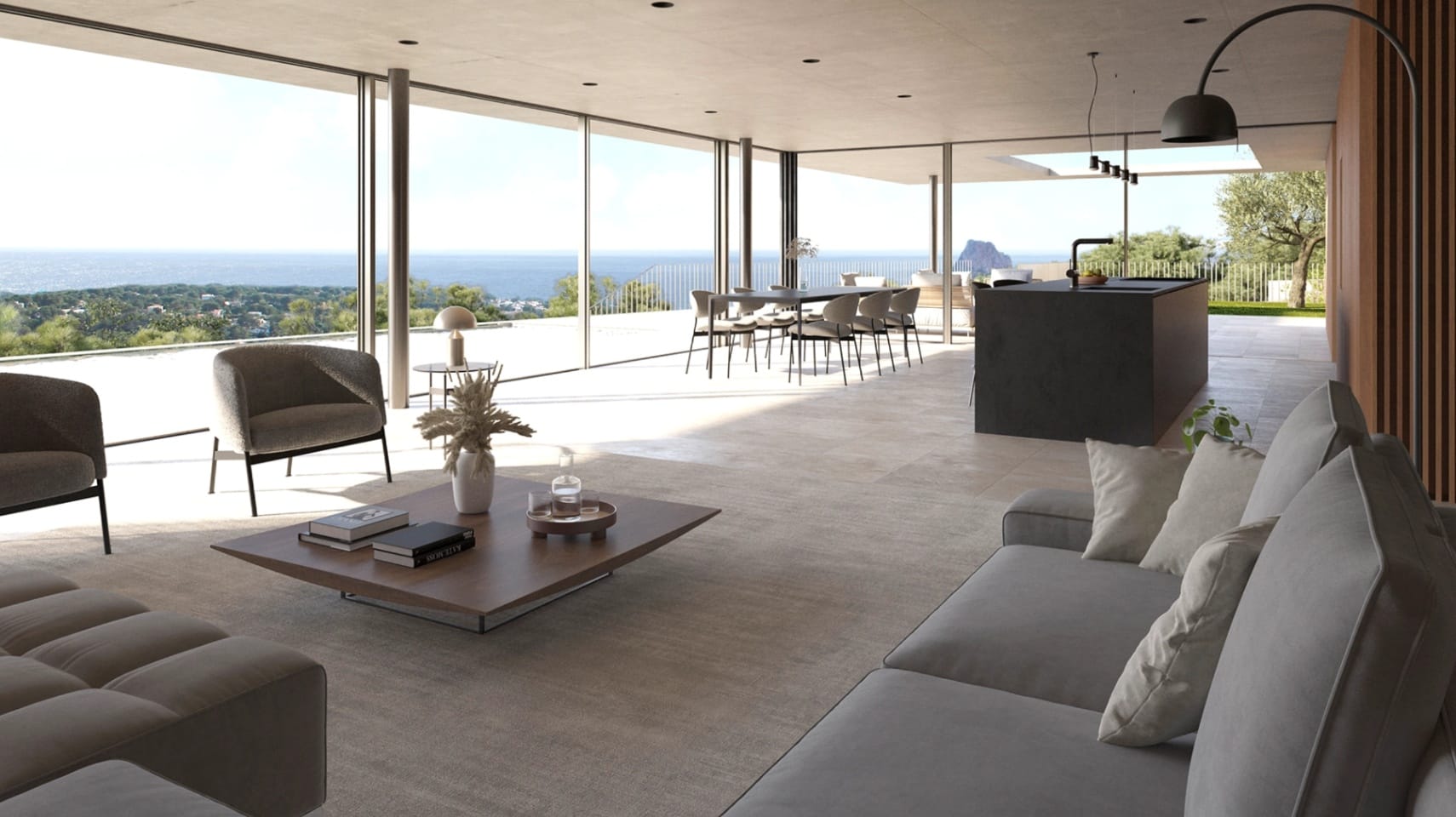 Villa de lujo contemporánea en Benissa con vistas al mar