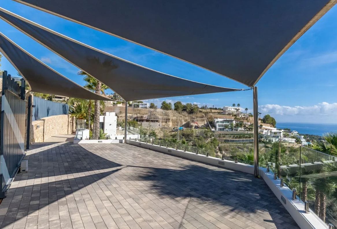 Exclusiva villa de lujo con vistas panorámicas al mar en Rincón de Galeno, Benissa