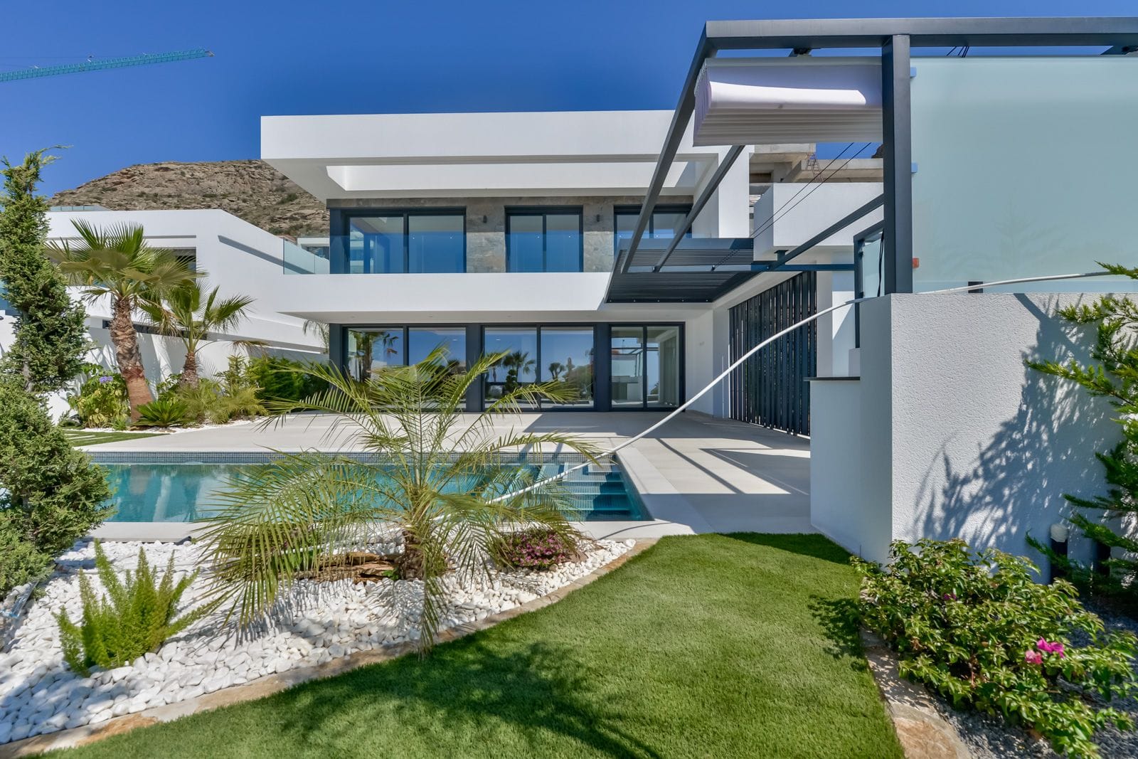 Magnífica villa moderna con vistas al mar en Benidorm