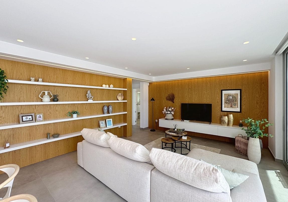 Villa moderne de 3 chambres avec vue sur la mer à Moraira