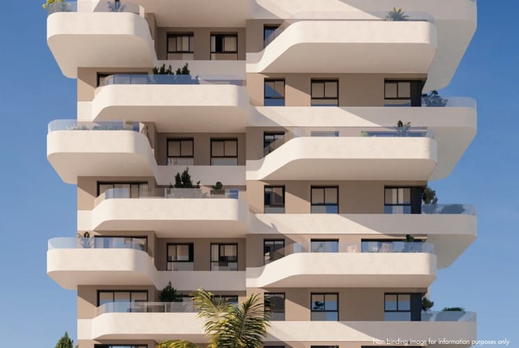 Apartament z 2 sypialniami w Calpe