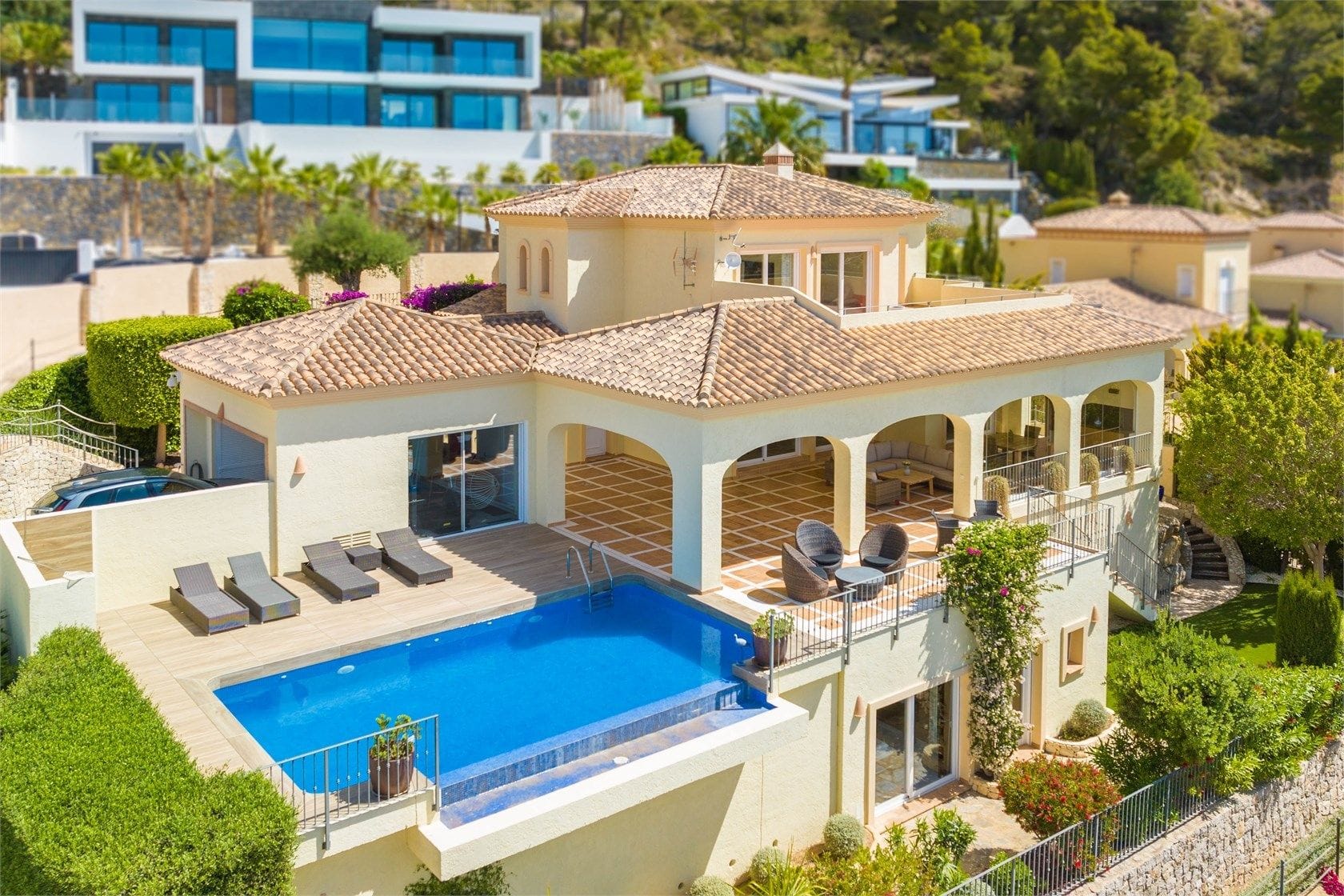 Luksusowa willa z widokiem na morze w Altea Hills