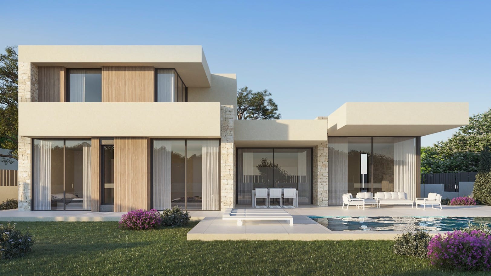 Luxe hedendaagse villa te koop in Dénia – Mediterraan ontwerp en privézwembad in Luxury Village Dénia