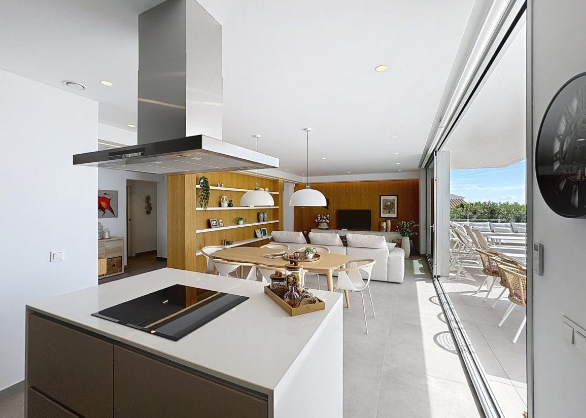 Villa moderne de 3 chambres avec vue sur la mer à Moraira