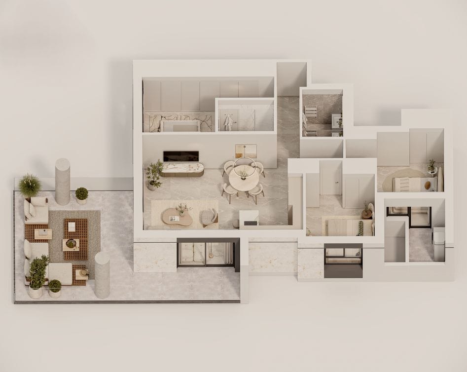 Espectacular Apartamento en 9ª Planta con Doble Altura – 3 Dormitorios en Calpe