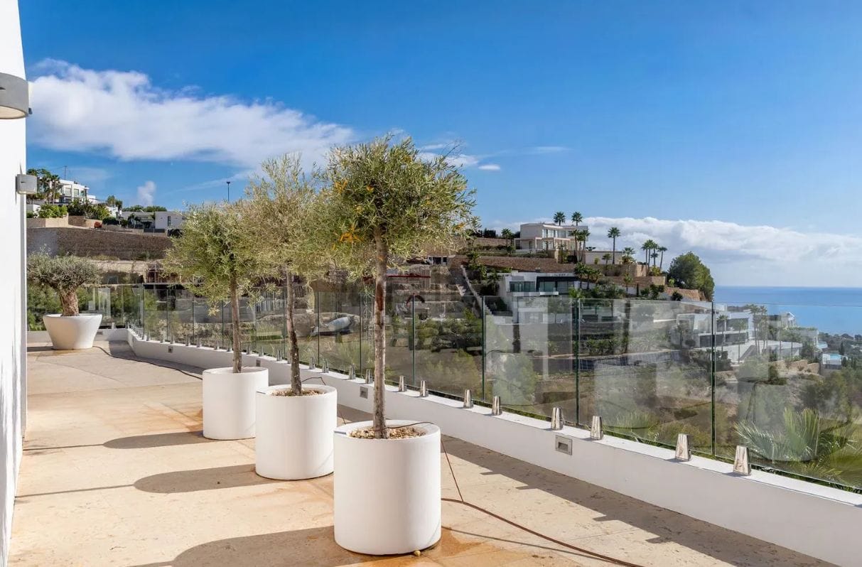 Exclusiva villa de lujo con vistas panorámicas al mar en Rincón de Galeno, Benissa