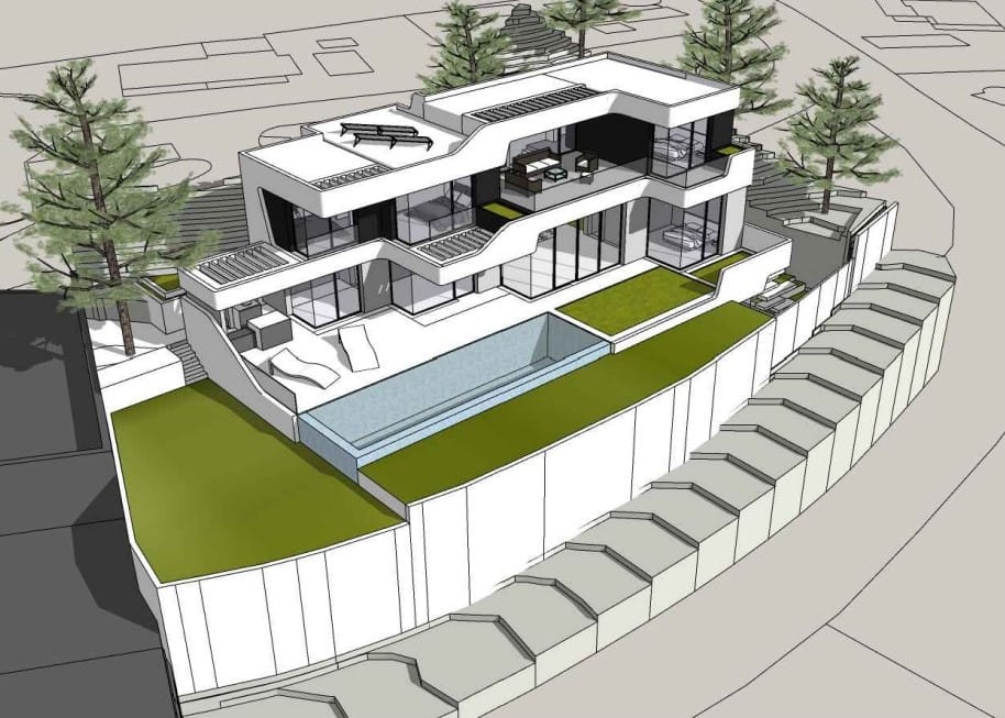 Parcela con proyecto y licencia en Denia