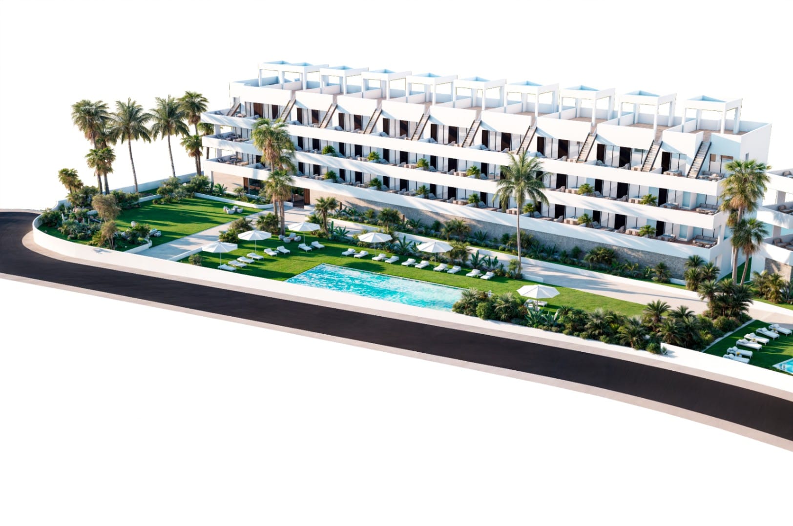 Appartement moderne spectaculaire de 2 chambres à Finestrat