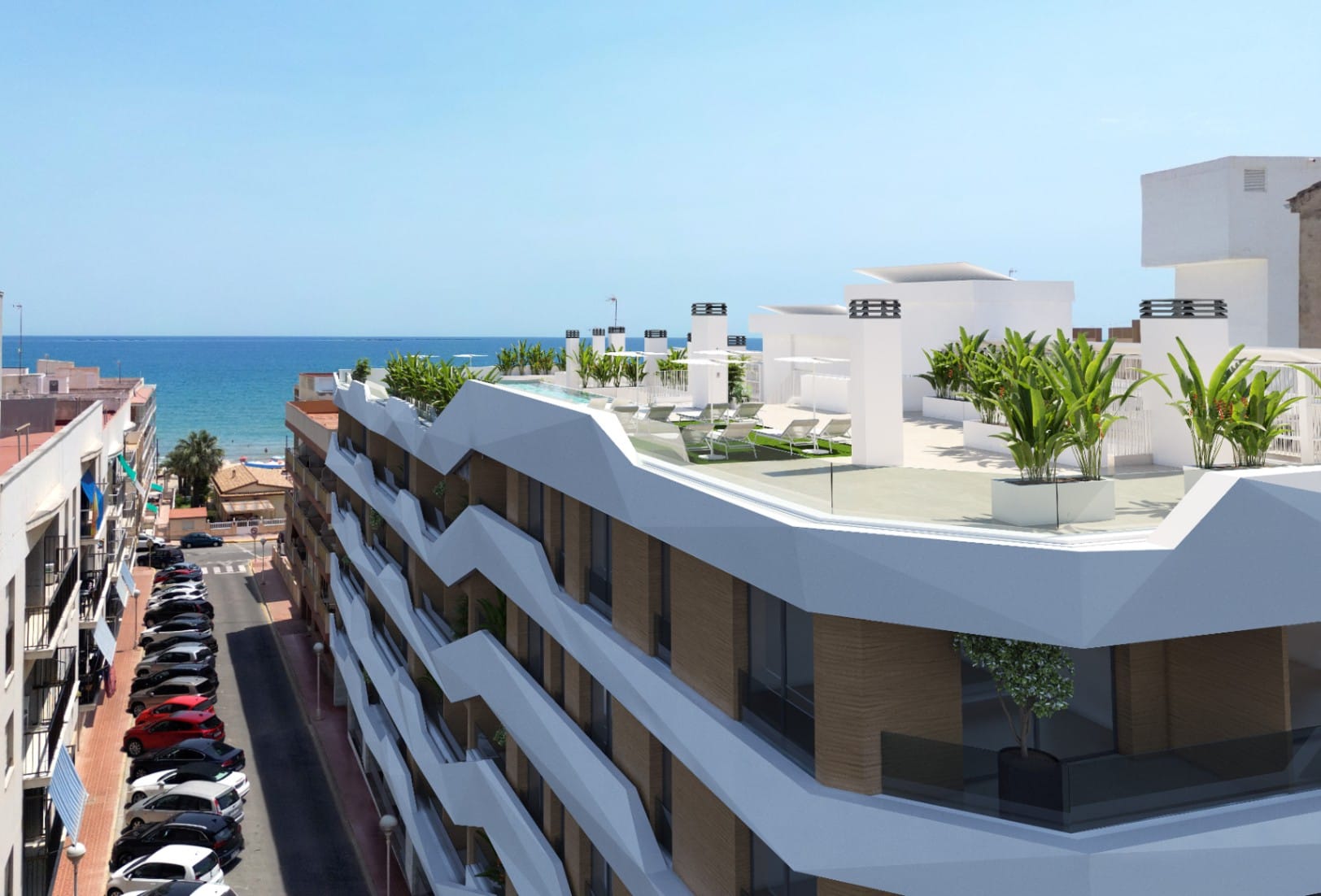 Appartement met 2 slaapkamers in Guardamar, op 100m van het strand