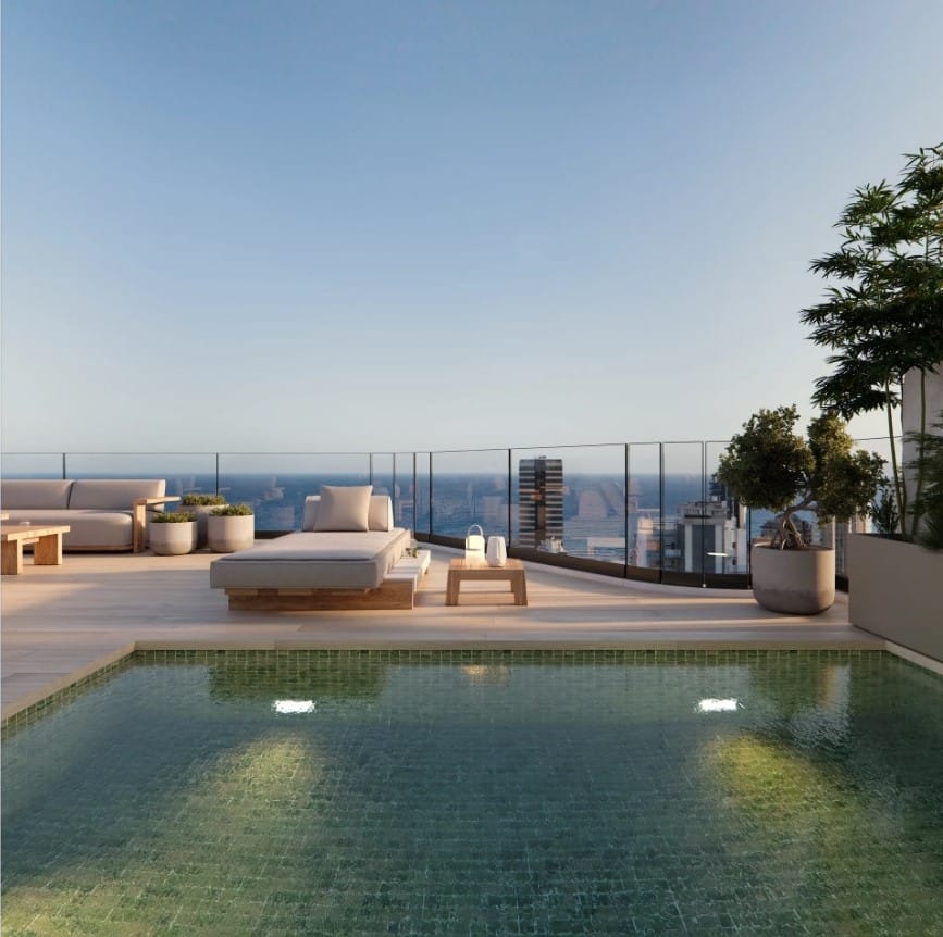 Apartament z 3 sypialniami w Calpe