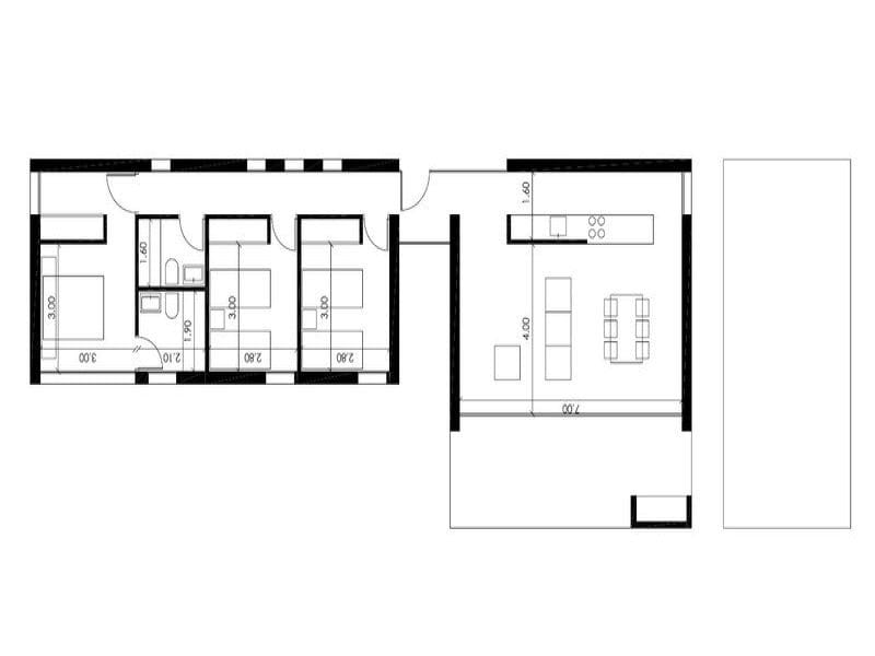 Villa de 3 dormitorios en Pedreguer, obra nueva