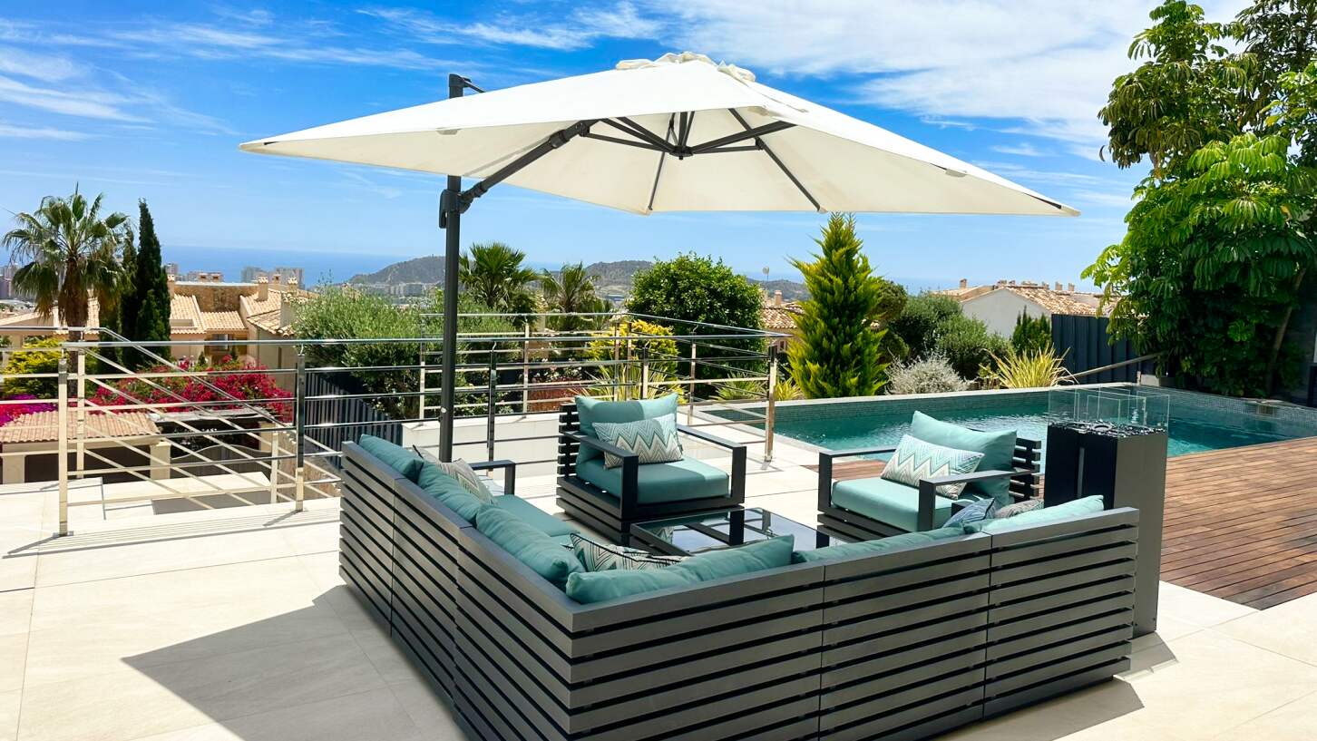 Villa de luxe à Sierra Cortina, Finestrat avec vue sur la mer
