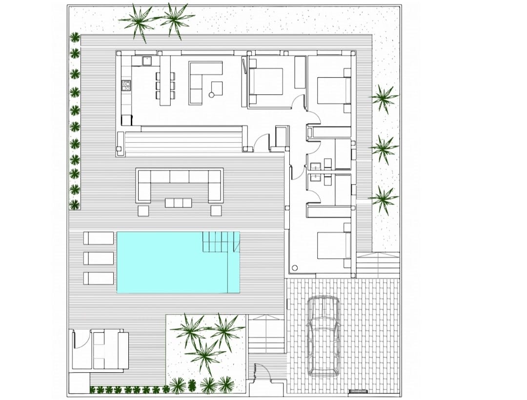 3 slaapkamer villa met uitzicht op zee in de buurt van Albir en Benidorm