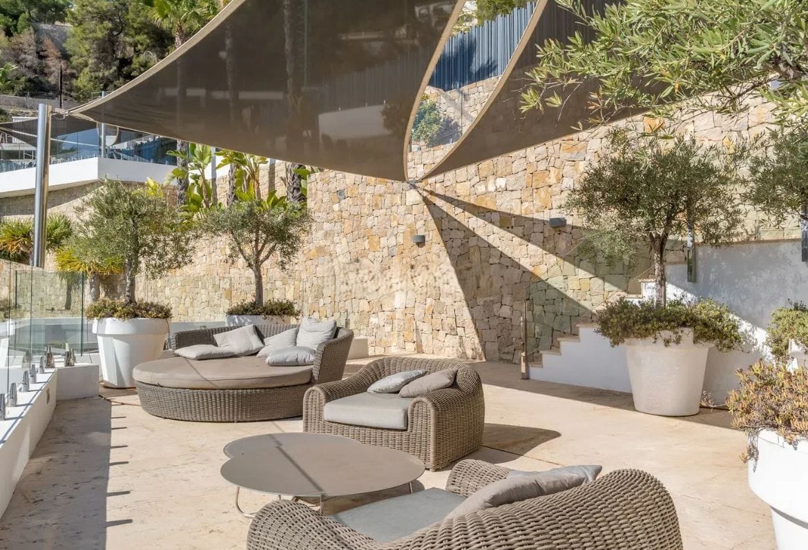 Exclusiva villa de lujo con vistas panorámicas al mar en Rincón de Galeno, Benissa