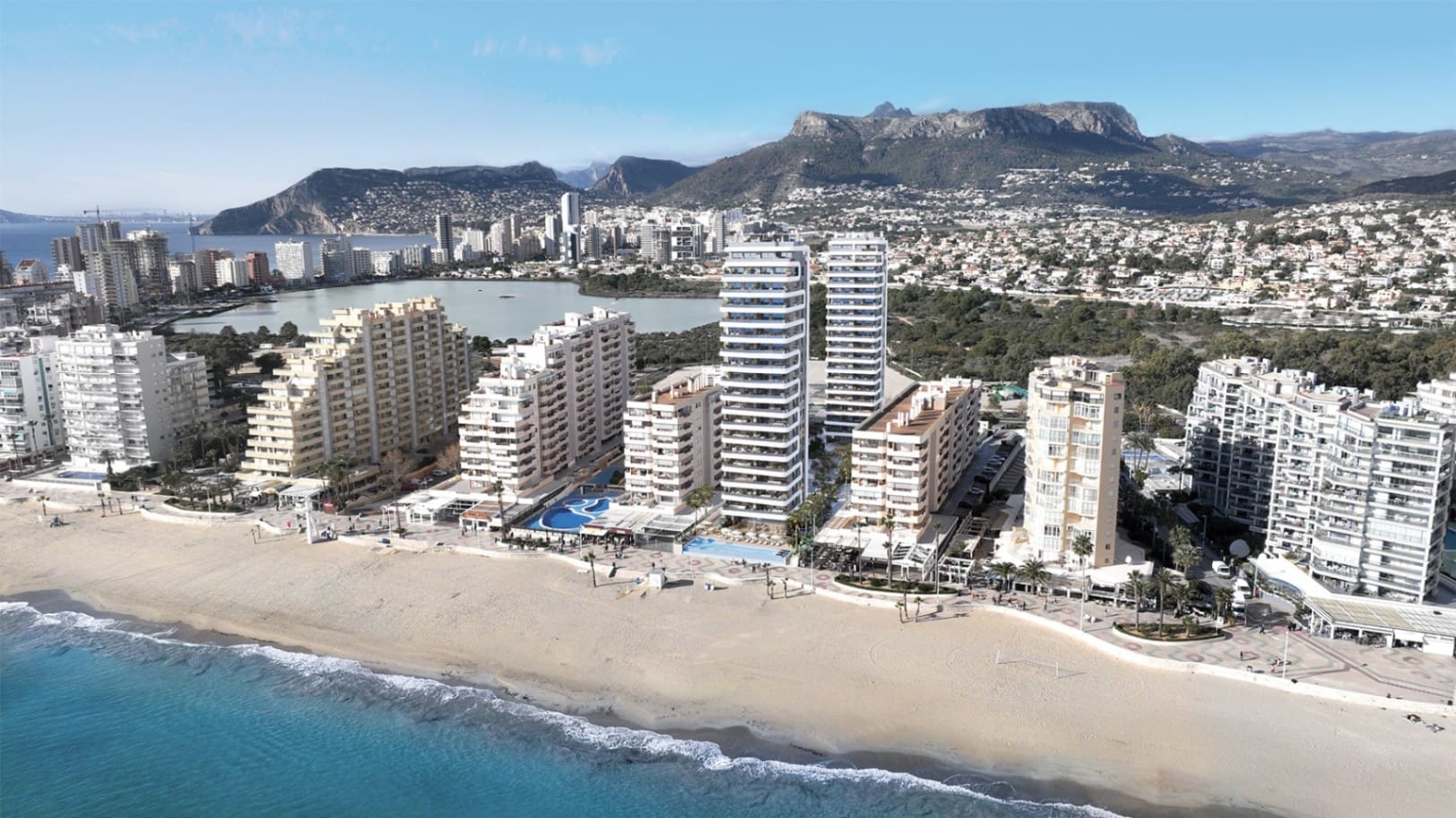 Apartamento de 1 dormitorio con terraza frente al mar – Calpe