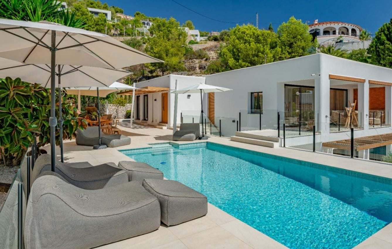 Villa de luxe exclusive neuve avec vue sur la mer à Racó de Galeno, Benissa.