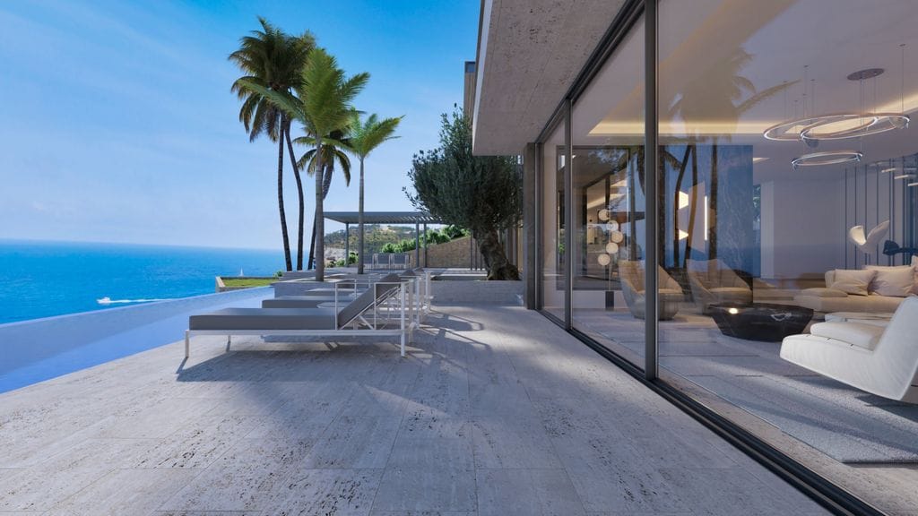 PRACHTIGE LUXE VILLA IN AANBOUW AAN DE KUST IN CABO LA NAO