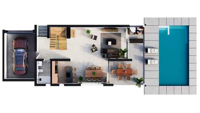 DÉVELOPPEMENT DE 3 VILLAS MODERNES