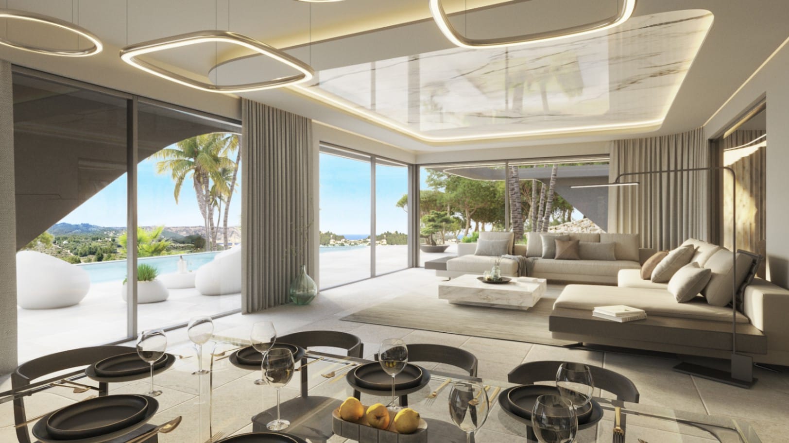 Villa de lujo de diseño moderno con vistas panorámicas al mar en Monte Olimpo, Jávea