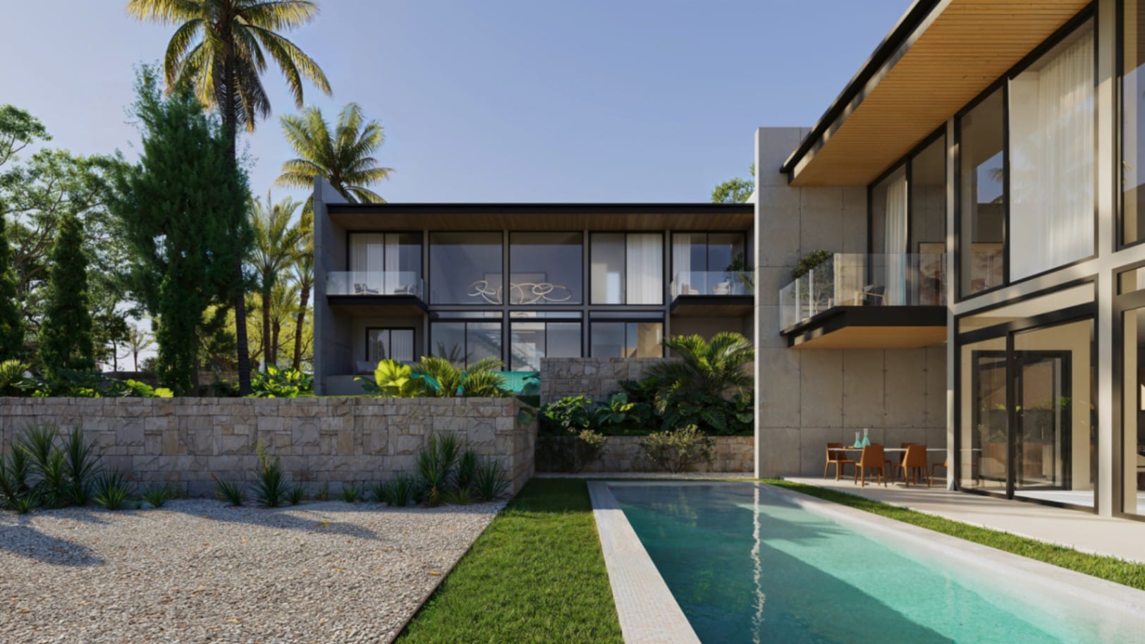 VILLAS  DE NUEVA CONSTRUCCIÓN ESTILO MODERNAS...