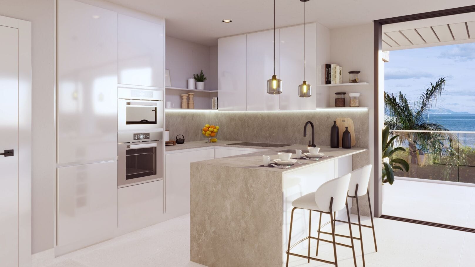 Apartamento en primera línea en Denia de 2 dormitorios en la planta baja