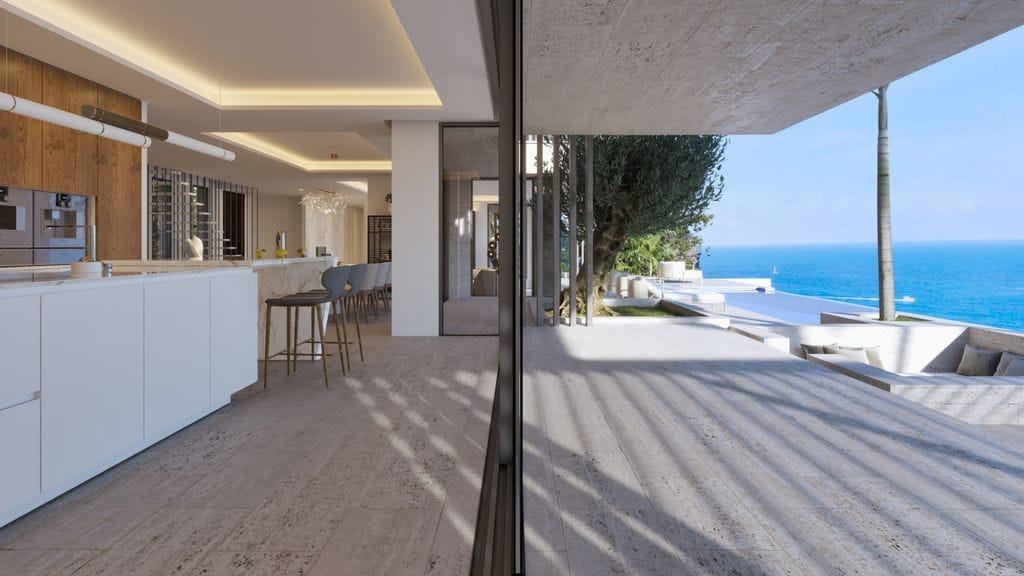 PRACHTIGE LUXE VILLA IN AANBOUW AAN DE KUST IN CABO LA NAO