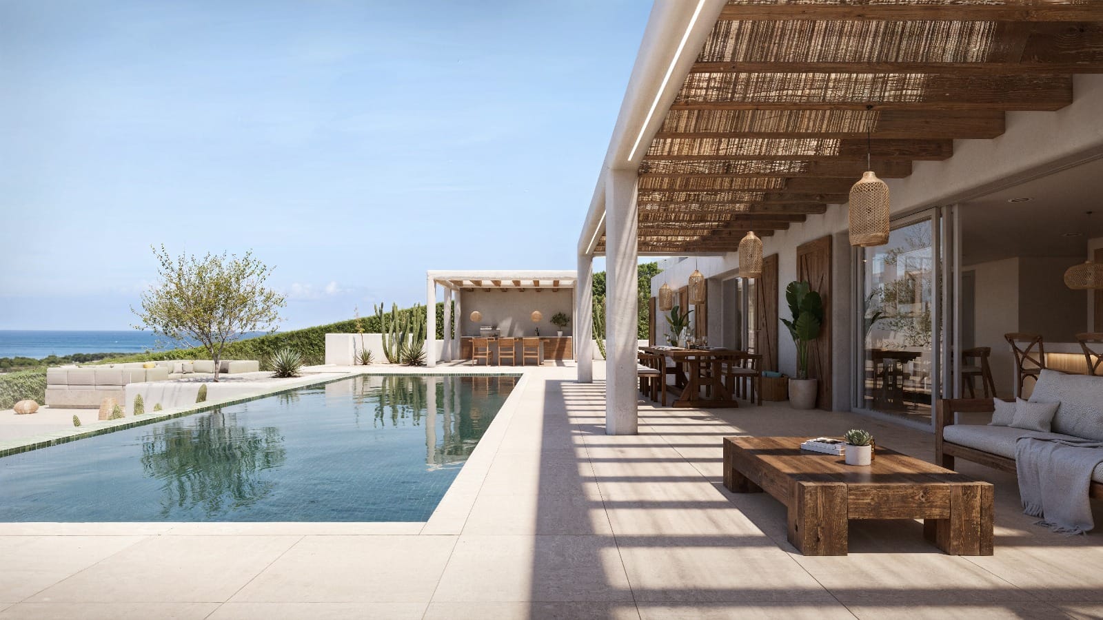 Exclusiva villa de obra nueva con vistas al mar en Jávea
